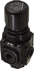 Norgren - 1/4 NPT Port, 83 CFM, Zinc Manifolding Regulator - 5 to 150 psi Range, 290 Max psi Supply Pressure, 1/8" Gauge Port Thread, 1.97" Wide x 4.19" High - Eagle Tool & Supply