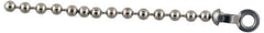 Made in USA - 13/32 Inch Long Stainless Steel End Coupling - For Trade Size Number 6 Ball Chains - Eagle Tool & Supply