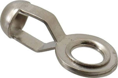 Made in USA - 1/2 Inch Long Nickel Plated Brass End Coupling - For Trade Size Numbers 8 and 10 10 Ball Chains - Eagle Tool & Supply