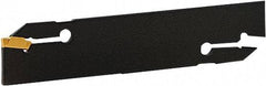 Seco - 1.26" Blade Height, 0.118" Blade Width, 5.9" OAL, Double End Indexable Cut-Off Blade - CFMN 32 Blade, MDT Series - Eagle Tool & Supply