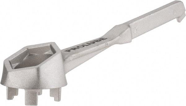 Value Collection - 10-1/2" Long Non-Sparking Aluminum Drum Plug Wrench - For Use with 2" and 3/4" Bungs - Eagle Tool & Supply