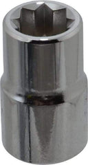 Proto - 7/16", 1/2" Drive, Standard Hand Socket - 8 Points, 1-7/16" OAL, Alloy Steel, Chrome Finish - Eagle Tool & Supply