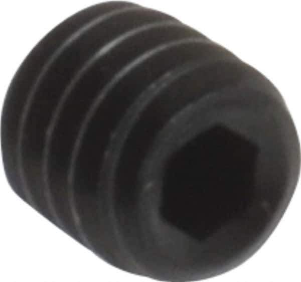 Value Collection - #4-48 UNF, 1/8" OAL, Cup Point Set Screw - Grade 8 Alloy Steel, 0.05" Key - Eagle Tool & Supply