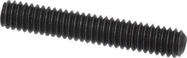 Value Collection - #8-32 UNC, 1" OAL, Cup Point Set Screw - Grade 8 Alloy Steel, 5/64" Key - Eagle Tool & Supply