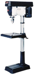 Jet - 16-1/2" Swing, Step Pulley Drill Press - 16 Speed, 3/4 hp, Single Phase - Eagle Tool & Supply