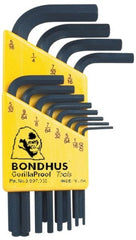 Bondhus - 12 Piece L-Key Hex Key Set - Eagle Tool & Supply