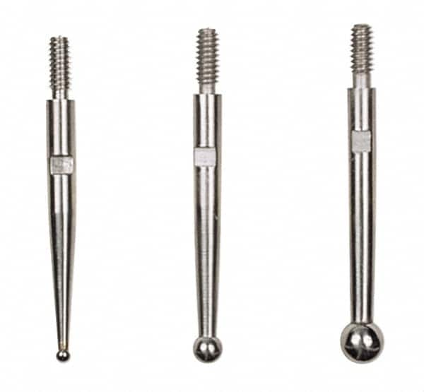 SPI - Test Indicator Contact Points Ball Material: Carbide For Use With: 0.0001" Reading Model 24-401-2 - Eagle Tool & Supply