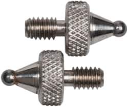 NES - #4-48, 5/64" Ball Diam, Carbide Ball Contact Point - 1/4" Contact Point Length - Eagle Tool & Supply