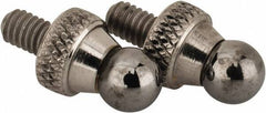 NES - #4-48, 3/16" Ball Diam, Carbide Ball Contact Point - 1/4" Contact Point Length - Eagle Tool & Supply