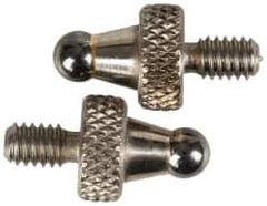 NES - #4-48, 1/8" Ball Diam, Carbide Ball Contact Point - 1/4" Contact Point Length - Eagle Tool & Supply