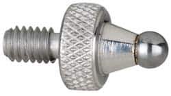 NES - #4-48, 7/64" Ball Diam, Carbide Ball Contact Point - 1/4" Contact Point Length - Eagle Tool & Supply