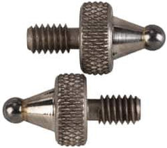 NES - #4-48, 3/32" Ball Diam, Carbide Ball Contact Point - 1/4" Contact Point Length - Eagle Tool & Supply