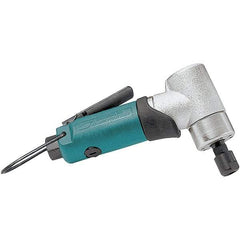 Dynabrade - 1/4" Collet, Angle Handle, Air Angle Die Grinder - 25,000 RPM, Front Exhaust, 18 CFM, 0.4 hp, 90 psi, 1/4 NPT Inlet - Eagle Tool & Supply