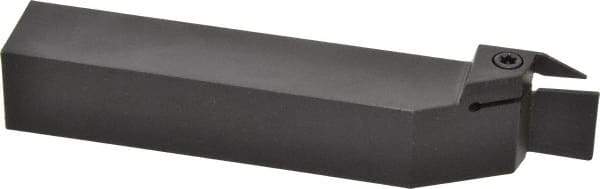 Kennametal - External Thread, 0.67" Max Depth of Cut, 0.079" Min Groove Width, 6" OAL, Right Hand Indexable Grooving Cutoff Toolholder - 1" Shank Height x 1" Shank Width, A4..02.. Insert Style, A4SM Toolholder Style, Series A4 - Eagle Tool & Supply