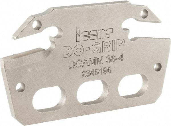 Iscar - Right Hand, 0.157 Inch Insert Width, Indexable Cutoff and Grooving Support Blade - DGAMM38-4 BLADE - Eagle Tool & Supply