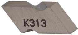 Kennametal - 2NB Grade K313, 3.81mm Cutting Width Carbide Grooving Insert - Right Hand, Uncoated - Eagle Tool & Supply