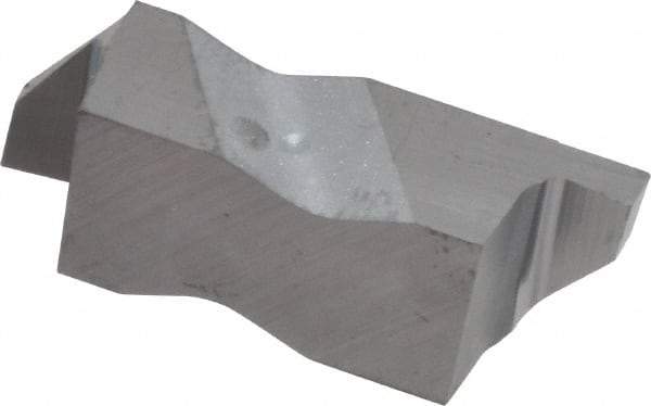 Kennametal - 3062NG Grade K420, 1.58mm Cutting Width Carbide Grooving Insert - 2.39mm Max Depth of Cut, Right Hand, 0.19mm Corner Radius, Uncoated - Eagle Tool & Supply
