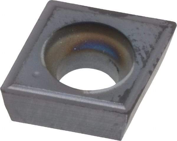 Kennametal - CPGM32.51 Grade KC5010 Carbide Turning Insert - TiAlN Finish, 80° Diamond, 3/8" Inscr Circle, 5/32" Thick, 1/64" Corner Radius - Eagle Tool & Supply