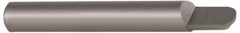 Accupro - 1/2" Shank Diam, 2" OAL, 1/2" Cut Diam, Ball Engraving Cutter - 9/16" LOC, 1 Flute, Right Hand Cut, Micrograin Solid Carbide, Uncoated - Eagle Tool & Supply