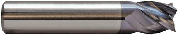 M.A. Ford - 1", 1-1/2" LOC, 1" Shank Diam, 4" OAL, 4 Flute, Solid Carbide Square End Mill - Single End, ALtima Finish, 35/38° Helix, Centercutting, Right Hand Cut, Right Hand Flute, Series 177 - Eagle Tool & Supply