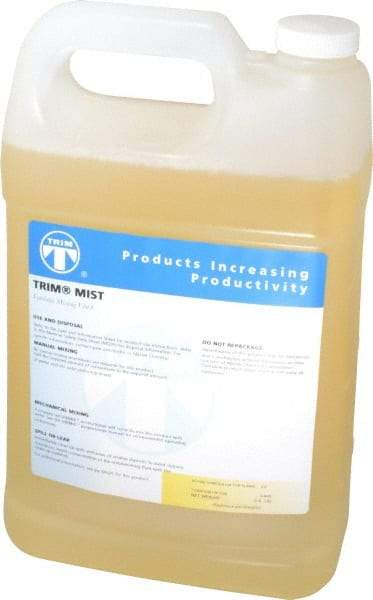 Master Fluid Solutions - Trim Mist, 1 Gal Bottle Cutting & Grinding Fluid - Synthetic, For Milling - Eagle Tool & Supply