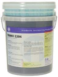 Master Fluid Solutions - Trim E206, 1 Gal & 5 Gal Bottle/Pail Cutting & Cleaning Fluid - Water Soluble - Eagle Tool & Supply