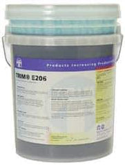 Master Fluid Solutions - Trim E206, 1 Gal & 5 Gal Bottle/Pail Cutting & Cleaning Fluid - Water Soluble - Eagle Tool & Supply