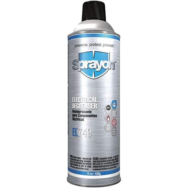 Sprayon - 15 oz Aerosol Cleaner/Degreaser - Aerosol, Alkaline, Unscented - Eagle Tool & Supply