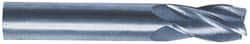SGS - 11/16", 1-3/8" LOC, 3/4" Shank Diam, 4" OAL, 4 Flute, Solid Carbide Square End Mill - Eagle Tool & Supply