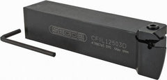 Seco - CFI, Left Hand Cut, 1-1/4" Shank Height x 1-1/4" Shank Width, Indexable Turning Toolholder - 6" OAL, LC..16.. Insert Compatibility, Series Multi-Directional Turning (MDT) - Eagle Tool & Supply
