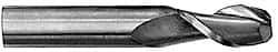 SGS - 3/4" Diam, 1-1/2" LOC, 2 Flute Solid Carbide Ball End Mill - Uncoated, Single End, 4" OAL, 3/4" Shank Diam, Spiral Flute - Eagle Tool & Supply