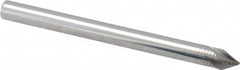 Made in USA - 1/8" Shank Diam, 5 Flute 60° Solid Carbide Countersink - Eagle Tool & Supply