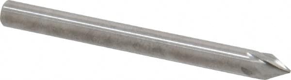 Made in USA - 3/16" Shank Diam, 5 Flute 60° Solid Carbide Countersink - Eagle Tool & Supply