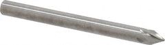 Made in USA - 3/16" Shank Diam, 5 Flute 60° Solid Carbide Countersink - Eagle Tool & Supply