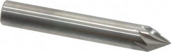 Made in USA - 5/16" Shank Diam, 7 Flute 60° Solid Carbide Countersink - Eagle Tool & Supply