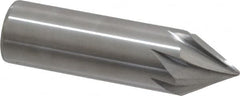 Made in USA - 1/2" Shank Diam, 7 Flute 60° Solid Carbide Countersink - Eagle Tool & Supply