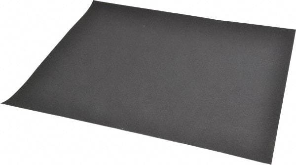 3M - Emery Sanding Sheet - 11" Long x 9" Wide, Fine Grade, J Weighted Cloth Backing - Eagle Tool & Supply