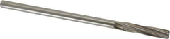 Alvord Polk - 5/16" High Speed Steel 6 Flute Chucking Reamer - Spiral Flute, 0.2792" Straight Shank, 1-1/2" Flute Length, 6" OAL - Eagle Tool & Supply