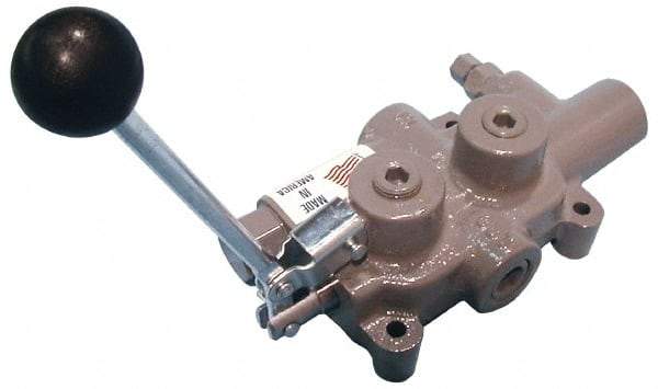 Prince - 20 GPM 3/4 Inlet Cast Iron Hydraulic Control Valve - 4-1/4" Wide x 12-1/4" Long - Eagle Tool & Supply