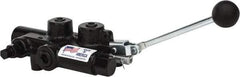 Prince - 25 GPM 3/4 Inlet Cast Iron Hydraulic Control Valve - 5-1/8" Wide x 12-1/2" Long - Eagle Tool & Supply