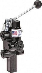 Prince - 20 GPM 1/2 Inlet Cast Iron Hydraulic Control Valve - 4-1/4" Wide x 12-1/4" Long - Eagle Tool & Supply