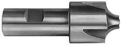 Hertel - 5/16" Radius, 1" Mill Diam, 4 Flute Cobalt Corner Rounding End Mill - Single End, TiN Finish, 3-1/2" OAL, 1/2" Shank Diam - Eagle Tool & Supply