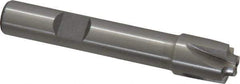 Interstate - 1/16" Radius, 7/16" Mill Diam, 4 Flute High Speed Steel Corner Rounding End Mill - Single End, Uncoated, 2-1/2" OAL, 3/8" Shank Diam - Eagle Tool & Supply