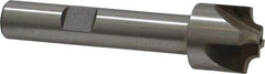 Interstate - 7/64" Radius, 5/8" Mill Diam, 4 Flute High Speed Steel Corner Rounding End Mill - Single End, Uncoated, 2-1/2" OAL, 3/8" Shank Diam - Eagle Tool & Supply