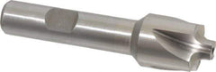 Interstate - 5/32" Radius, 3/4" Mill Diam, 4 Flute High Speed Steel Corner Rounding End Mill - Single End, Uncoated, 3" OAL, 1/2" Shank Diam - Eagle Tool & Supply