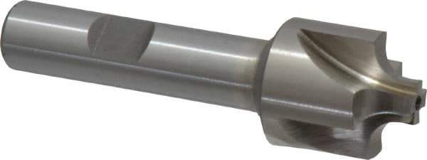 Interstate - 3/16" Radius, 7/8" Mill Diam, 4 Flute High Speed Steel Corner Rounding End Mill - Single End, Uncoated, 3" OAL, 1/2" Shank Diam - Eagle Tool & Supply