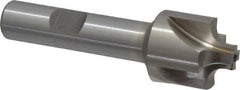 Interstate - 3/16" Radius, 7/8" Mill Diam, 4 Flute High Speed Steel Corner Rounding End Mill - Single End, Uncoated, 3" OAL, 1/2" Shank Diam - Eagle Tool & Supply