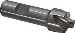 Interstate - 1/4" Radius, 1" Mill Diam, 4 Flute High Speed Steel Corner Rounding End Mill - Single End, Uncoated, 3-1/4" OAL, 3/4" Shank Diam - Eagle Tool & Supply