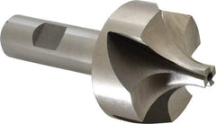 Interstate - 5/8" Radius, 1-15/16" Mill Diam, 4 Flute High Speed Steel Corner Rounding End Mill - Single End, Uncoated, 4" OAL, 3/4" Shank Diam - Eagle Tool & Supply