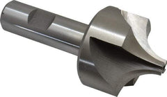 Interstate - 3/4" Radius, 1-7/8" Mill Diam, 4 Flute High Speed Steel Corner Rounding End Mill - Single End, Uncoated, 4" OAL, 3/4" Shank Diam - Eagle Tool & Supply